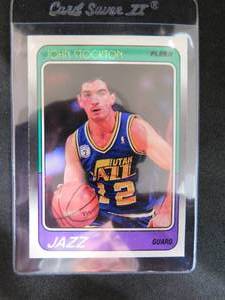 lot 136 image: 1988 Fleer John Stockton Rookie Card #115 HOFer Mint Condition
