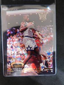 lot 144 image: 1992 Stadium Club Shaquille ONeal Rookie Card #247 HOFer Mint Condition