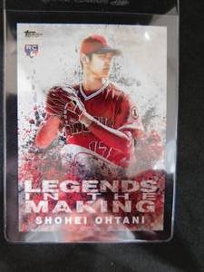 lot 147 image: 2018 Topps Legends in the Making Shohei Ohtani Rookie Card #LITM-2 Mint Condition