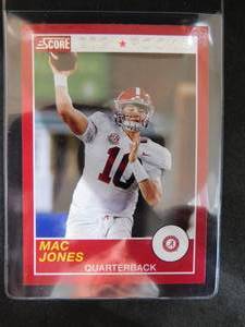lot 161 image: 2021 Panini Chronicles Score Mac Jones Rookie Card #66 Mint Condition