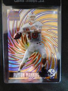 lot 182 image: 1998 Pacific Revolution Peyton Manning Rookie Card #58 HOFer Mint Condition