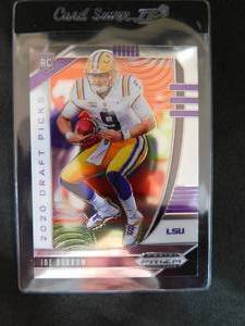 lot 185 image: 2020 Prizm Draft Picks Joe Burrow Rookie Card #105 Mint Condition