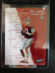lot 186 image: 2021 Panini POD Mac Jones Rookie Card #78 Mint Condition