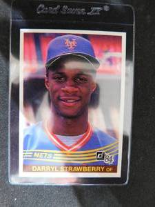 lot 197 image: 1984 Donruss Darryl Strawberry Rookie Card #68 Mint Condition