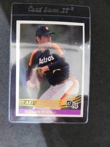 lot 198 image: 1984 Donruss Nolan Ryan #60 HOFer Near Mint Condition