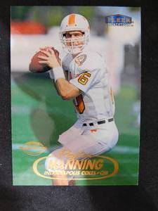 lot 203 image: 1998 Fleer Tradition Peyton Manning Rookie Card #235 Mint Condition