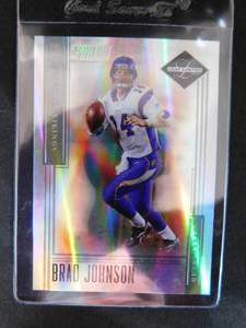 lot 206 image: 2006 Leaf Limited Spotlight Brad Johnson #100 Serial #1125 RARE Mint Condition