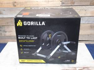 lot 51 image: Gorilla 150 ft. Aluminum Zero Rust Hose Reel
