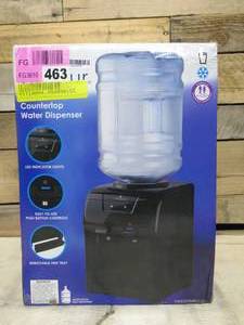 lot 62 image: Vitapur 3-5 Gal. ColdRoom Temperature Countertop Water Cooler Dispenser in Black