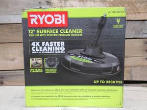 lot 107 image: RYOBI 12 in. 2,300 PSI Electric Pressure Washers Surface Cleaner