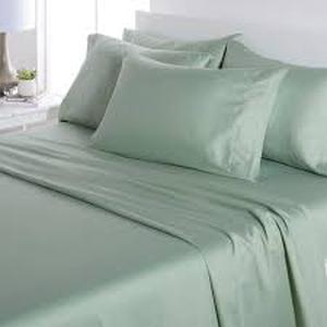 lot 8 image: CONCIERGE COLLECTION 600TC PRE-WASHED COTTON - SILVER - TWIN XL