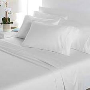 lot 9 image: CONCIERGE COLLECTION 600TC PRE-WASHED COTTON - WHITE - TWIN XL
