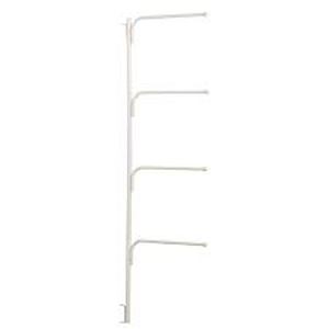 lot 35 image: HINGE-IT Clutterbuster Family Towel Bar, White
