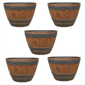 lot 68 image: Southern Patio 15 inch Drake Barrel 5 pack