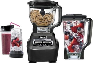 lot 74 image: Ninja - Mega Kitchen System 72-Oz. Blender - Black