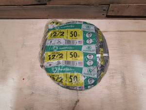 lot 25 image: Southwire 50 ft. 122 Gray Solid CU UF-B WG Wire