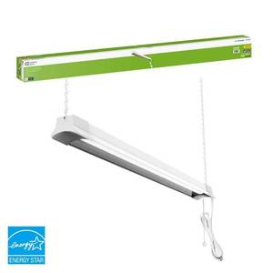 lot 88 image: Commercial Electric 3.8 ft. 75-Watt Equivalent Integrated LED White Shop Light