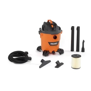 RIDGID 12 Gal. 5.0-Peak HP NXT WetDry Shop Vacuum with Filter, Hose and Accessories