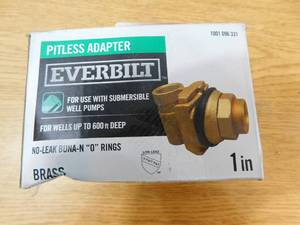 Everbilt 1 in. Brass Pitless Adapter Fitting