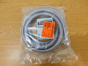 Everbilt 4 ft. Polymer Coated Stainless Steel Washing Machine Connector (2-Pack)