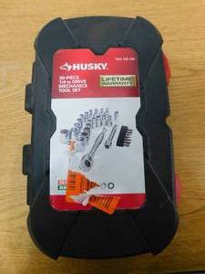 Husky 14 in. Drive Ratchet SAEMetric Socket Set (30-Piece)
