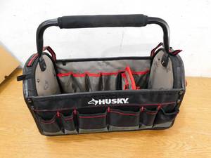 Husky 20 in. Pro Tool Tote with Removable Tool Wall