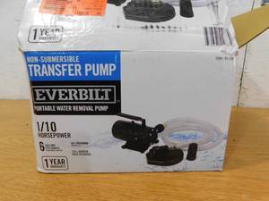 Everbilt 110 HP Non-Submersible Self-Priming Transfer Pump