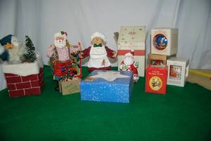 Fitz and Floyd, Wired for Christmas Santa, Santa Stuck in Chimney plus more.