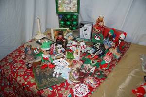Huge Lot of Various Christmas Decor