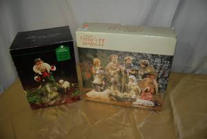 Potters Garden II & Santa ONickolas Figurine