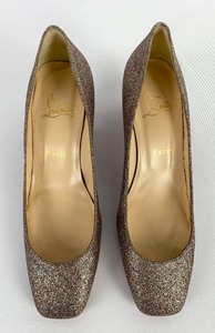 lot 3 image: Christian Louboutin Multicolor Glitter Gloria 45 Pumps - Size 39.5