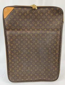 lot 18 image: Louis Vuitton Monogram Canvas Pegase 65 Rolling Suitcase, Garment Bag, Dust Case, & Lock