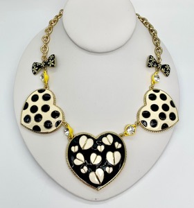 lot 94 image: Betsy Johnson Whimsical NecklaceEarrings and Two Colored Rhinestone Pins