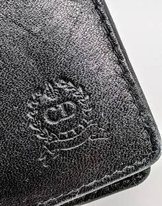 lot 167 image: Vintage Christian Dior Black Leather Wallet - Folding Billfold