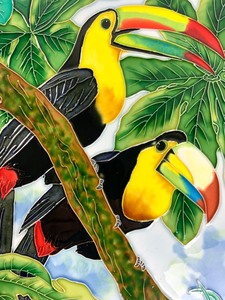 lot 38 image: 80s Vintage Toucan Extravaganza