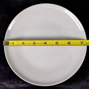 lot 66 image: 10 Vintage Paul McCobb White Contempri MCM Salad Plates B - 7-38