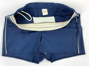 lot 116 image: Vintage Jantzen Swim Trunks - Navy with Cream Trim - 36