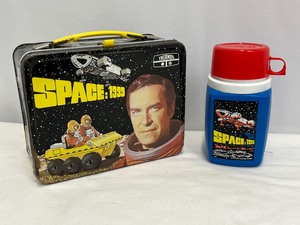lot 107A image: Vintage 1975 Space 1999 Metal Lunch Box & Thermos- King Seeley Thermos Co.