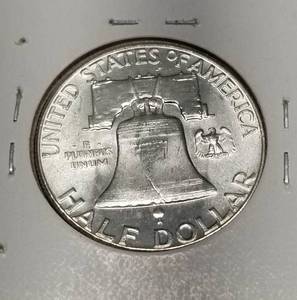 1963 FRANKLIN HALF DOLLAR UNC