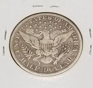1907 US BARBER HALF DOLLAR