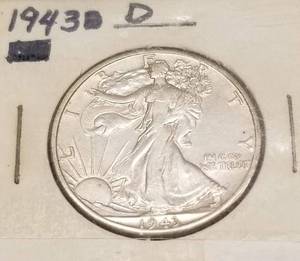 1943-D WALKING LIBERTY HALF DOLLAR