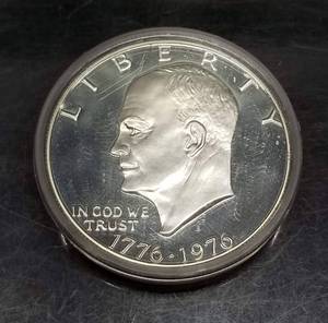 1976 PROOF EISENHOWER 40% SILVER DOLLAR IN AIRTITE