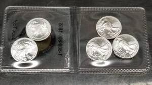12 TROY OZ .999 FINE SILVER (5 X 110th Oz ROUNDS)