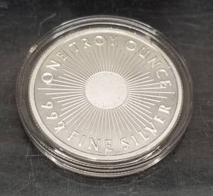 1 TROY OZ .999 FINE SILVER SUNSHINE MINTING IN AIRTITE