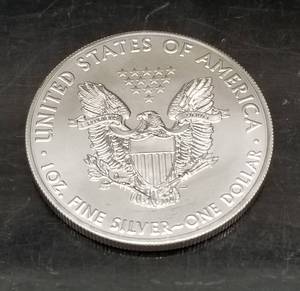 2019 AMERICAN SILVER EAGLE 1 TROY OZ .999 FINE SILVER DOLLAR