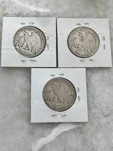 lot 36 image: United States Liberty Walking Half Dollar Lot