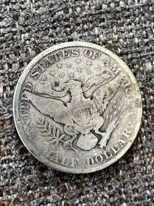 lot 63 image: 1908 United States Barber Silver Half Dollar