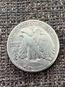 lot 65 image: 1942 United States Walking Liberty Silver Half Dollar
