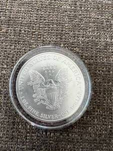 lot 78 image: 2001 United States Walking Liberty Silver Dollar