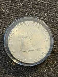 lot 83 image: Bicentennial United States Eisenhower Dollar coin (S)